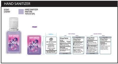 Label Artwork (My Little Pony(mlp 103)hand Sanitizer Label Artwork)